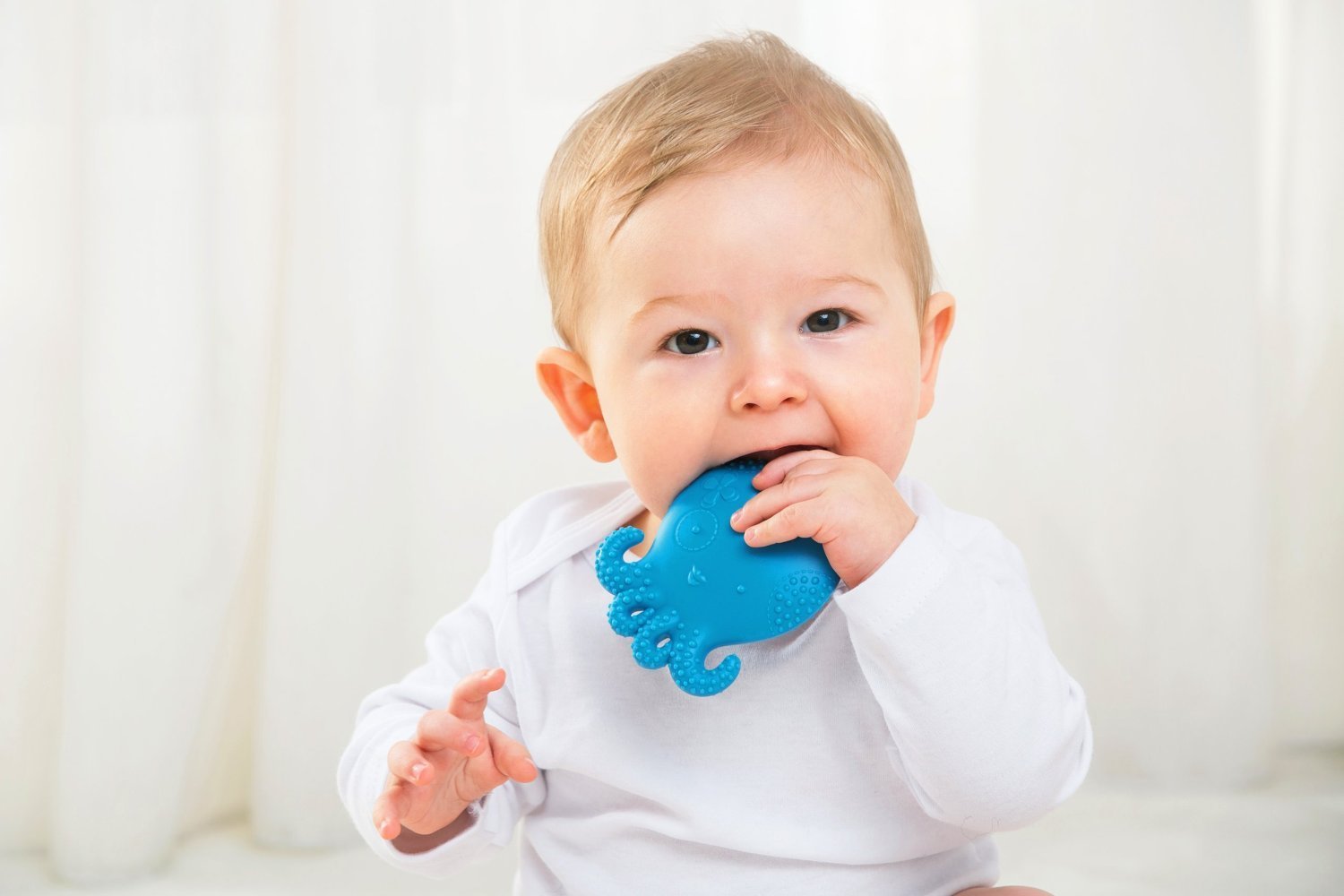 Baby with Teether